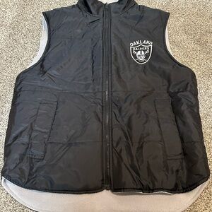 NFL reversible Oakland Raiders Vest